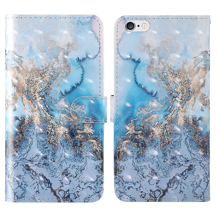 3D Painting Colored Drawing Pattern Horizontal Flip TPU + PU Leather Case with Holder & Card Slots & Wallet & Lanyard, For iPhone 6 / 6s, For iPhone 6 Plus / 6s Plus, For iPhone 7 / 8