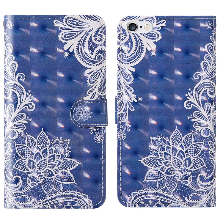 3D Painting Colored Drawing Pattern Horizontal Flip TPU + PU Leather Case with Holder & Card Slots & Wallet & Lanyard, For iPhone 6 / 6s, For iPhone 6 Plus / 6s Plus, For iPhone 7 / 8