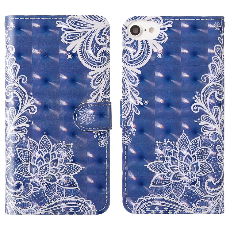 3D Painting Colored Drawing Pattern Horizontal Flip TPU + PU Leather Case with Holder & Card Slots & Wallet & Lanyard, For iPhone 6 / 6s, For iPhone 6 Plus / 6s Plus, For iPhone 7 / 8