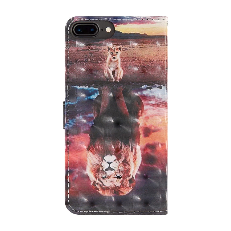 3D Painting Colored Drawing Pattern Horizontal Flip TPU + PU Leather Case with Holder & Card Slots & Wallet & Lanyard, For iPhone 7 Plus / 8 Plus, For iPhone 11, For iPhone 11 Pro
