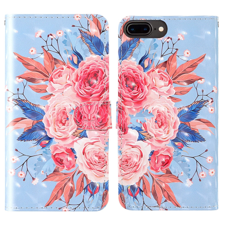 3D Painting Colored Drawing Pattern Horizontal Flip TPU + PU Leather Case with Holder & Card Slots & Wallet & Lanyard, For iPhone 7 Plus / 8 Plus, For iPhone 11, For iPhone 11 Pro