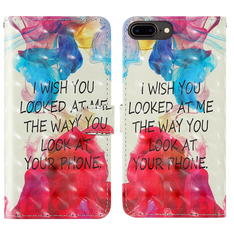 3D Painting Colored Drawing Pattern Horizontal Flip TPU + PU Leather Case with Holder & Card Slots & Wallet & Lanyard, For iPhone 7 Plus / 8 Plus, For iPhone 11, For iPhone 11 Pro