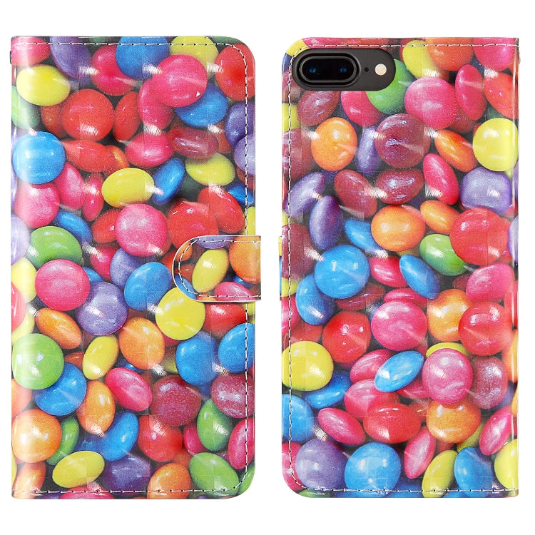 3D Painting Colored Drawing Pattern Horizontal Flip TPU + PU Leather Case with Holder & Card Slots & Wallet & Lanyard, For iPhone 7 Plus / 8 Plus, For iPhone 11, For iPhone 11 Pro