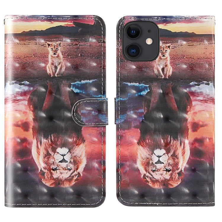 3D Painting Colored Drawing Pattern Horizontal Flip TPU + PU Leather Case with Holder & Card Slots & Wallet & Lanyard, For iPhone 7 Plus / 8 Plus, For iPhone 11, For iPhone 11 Pro