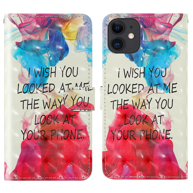 3D Painting Colored Drawing Pattern Horizontal Flip TPU + PU Leather Case with Holder & Card Slots & Wallet & Lanyard, For iPhone 7 Plus / 8 Plus, For iPhone 11, For iPhone 11 Pro