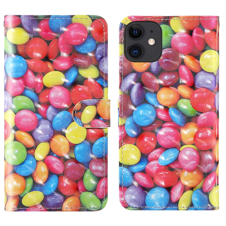 3D Painting Colored Drawing Pattern Horizontal Flip TPU + PU Leather Case with Holder & Card Slots & Wallet & Lanyard, For iPhone 7 Plus / 8 Plus, For iPhone 11, For iPhone 11 Pro