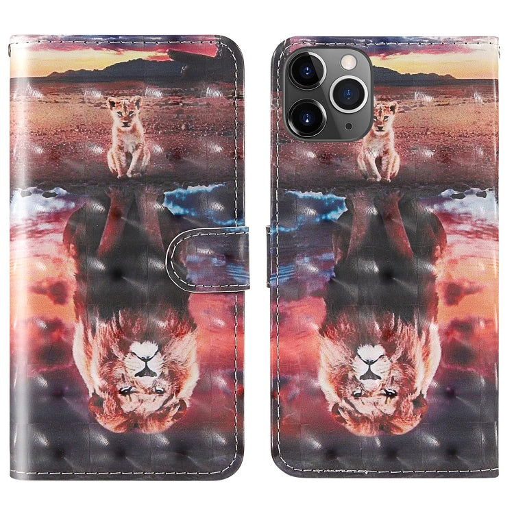 3D Painting Colored Drawing Pattern Horizontal Flip TPU + PU Leather Case with Holder & Card Slots & Wallet & Lanyard, For iPhone 7 Plus / 8 Plus, For iPhone 11, For iPhone 11 Pro