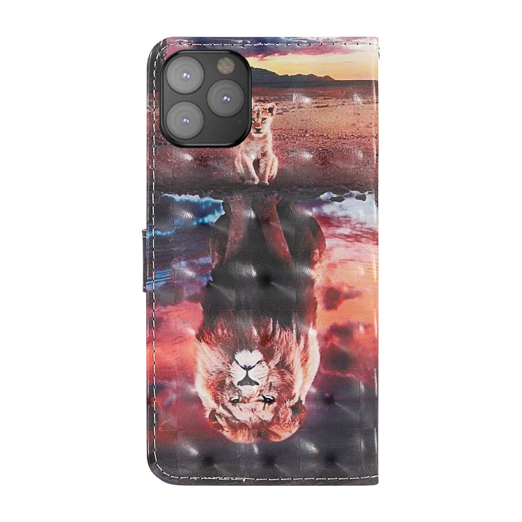 3D Painting Colored Drawing Pattern Horizontal Flip TPU + PU Leather Case with Holder & Card Slots & Wallet & Lanyard, For iPhone 11 Pro Max, For iPhone X, For iPhone XR