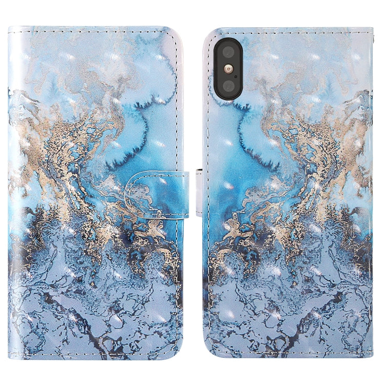 3D Painting Colored Drawing Pattern Horizontal Flip TPU + PU Leather Case with Holder & Card Slots & Wallet & Lanyard, For iPhone 11 Pro Max, For iPhone X, For iPhone XR