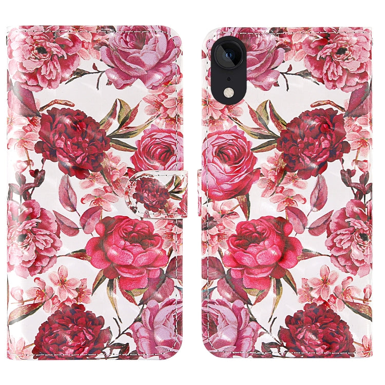3D Painting Colored Drawing Pattern Horizontal Flip TPU + PU Leather Case with Holder & Card Slots & Wallet & Lanyard, For iPhone 11 Pro Max, For iPhone X, For iPhone XR