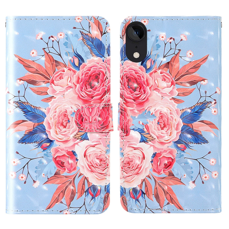 3D Painting Colored Drawing Pattern Horizontal Flip TPU + PU Leather Case with Holder & Card Slots & Wallet & Lanyard, For iPhone 11 Pro Max, For iPhone X, For iPhone XR