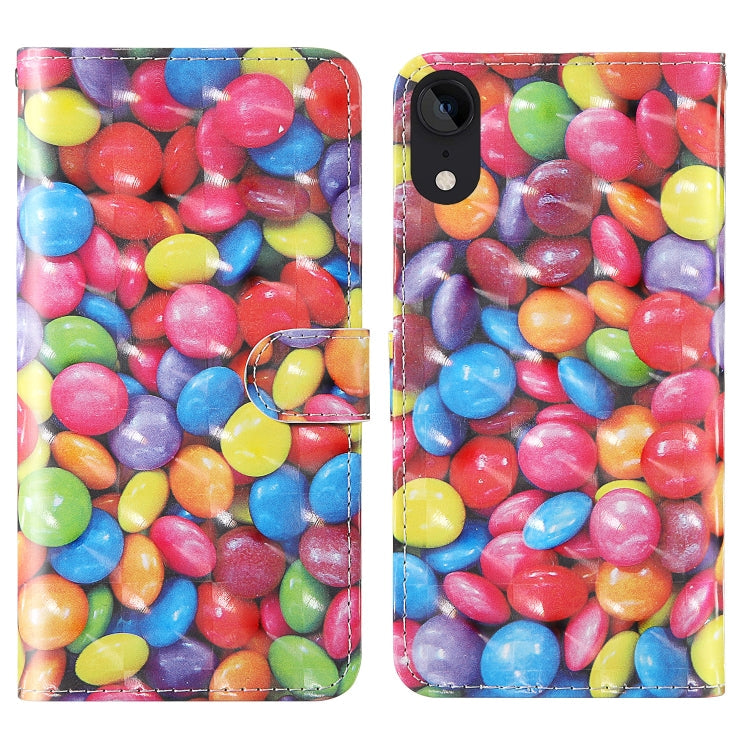 3D Painting Colored Drawing Pattern Horizontal Flip TPU + PU Leather Case with Holder & Card Slots & Wallet & Lanyard, For iPhone 11 Pro Max, For iPhone X, For iPhone XR