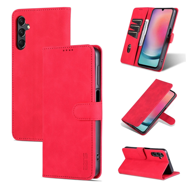 AZNS Skin Feel Calf Texture Flip Leather Phone Case, For Samsung Galaxy A35 5G, For Samsung Galaxy A24 4G / A25, For Samsung Galaxy S24 Ultra 5G, For Samsung Galaxy A55 5G