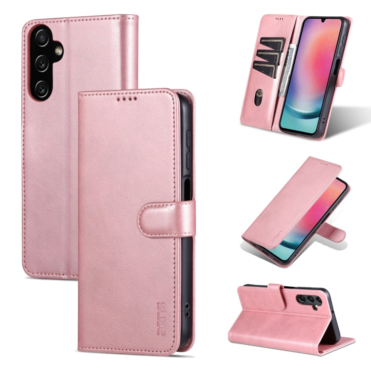 AZNS Skin Feel Calf Texture Flip Leather Phone Case, For Samsung Galaxy S24+ 5G, For Samsung Galaxy S24 5G, For Samsung Galaxy A15, For Samsung Galaxy A05