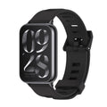 Mijobs Flat Hole Breathable Silicone Watch Band, For Redmi Watch 6 / 5 / Xiaomi Band 9 Pro