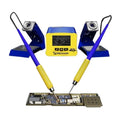 Mechanic 210MAX Dual Station Thermostatic Adjustable Digital Display Soldering Station, US, EU
