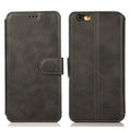 Calf Texture Magnetic Buckle Horizontal Flip Leather Case with Holder & Card Slots & Wallet & Photo Frame, For iPhone 6 / 6s, For iPhone 7 / 8, For iPhone 7 Plus / 8 Plus, For iPhone X / XS