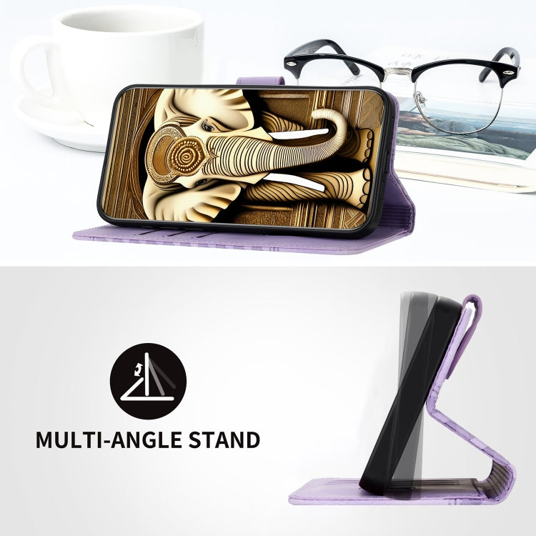 YX0060 Elephant Head Embossed Phone Leather Case with Lanyard, For iPhone 11 Pro, For iPhone XS / X, For iPhone XR