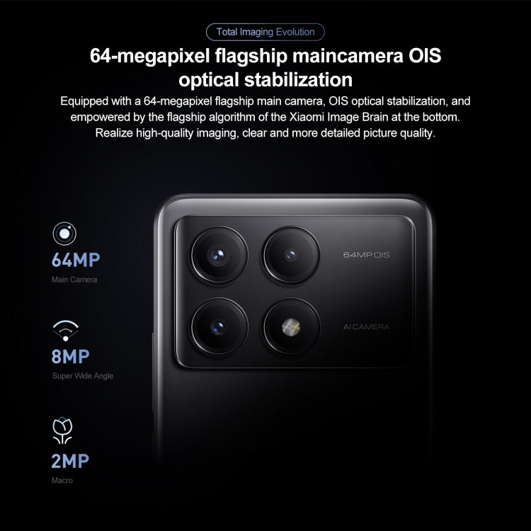 Xiaomi Redmi K70E, 12GB+256GB,  6.67 inch HyperOS Dimensity 8300-Ultra Octa Core 4nm up to 3.35GHz, NFC, Network: 5G(Silver)