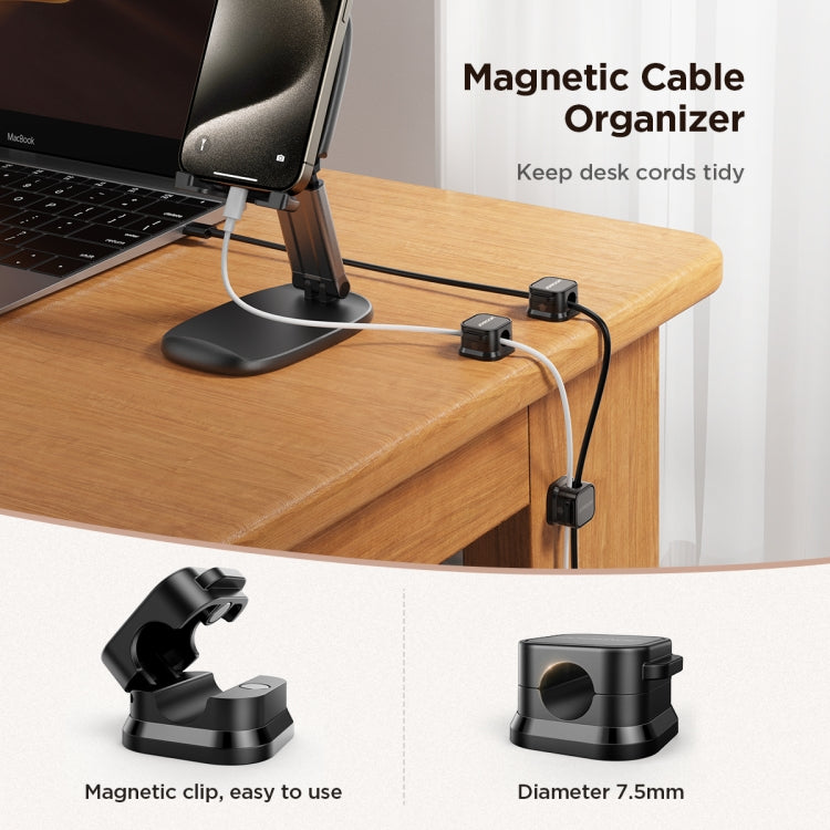 JOYROOM JR-ZS368 Magnetic Data Cable Organizing Bracket(White)