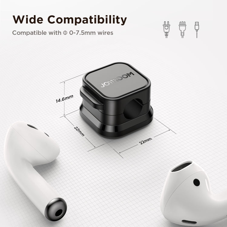 JOYROOM JR-ZS368 Magnetic Data Cable Organizing Bracket(White)