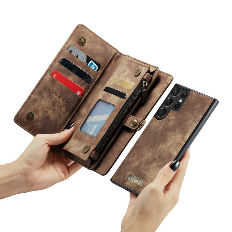 CaseMe 008 Detachable Multifunctional Leather Phone Case, For Samsung Galaxy S24 Ultra 5G, For Samsung Galaxy S24+ 5G, For Samsung Galaxy S24 5G