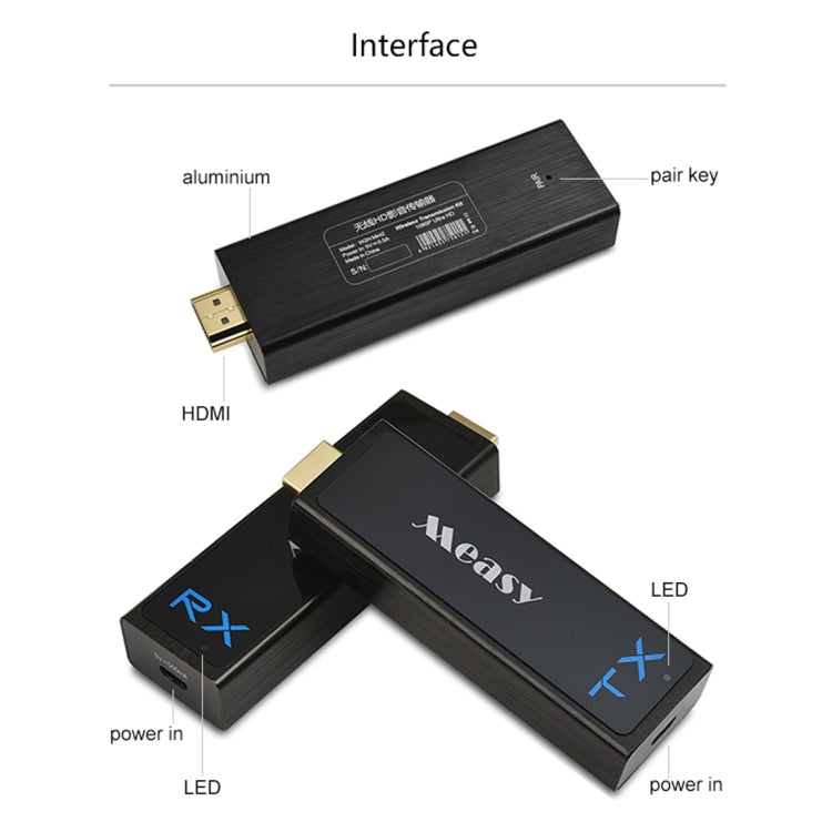 Measy W2H Nano 1080P HDMI 1.4 3D Wireless HDMI Audio Video Transmitter Receiver Extender, Transmission Distance: 30m,, US Plug, EU Plug, AU Plug, UK Plug
