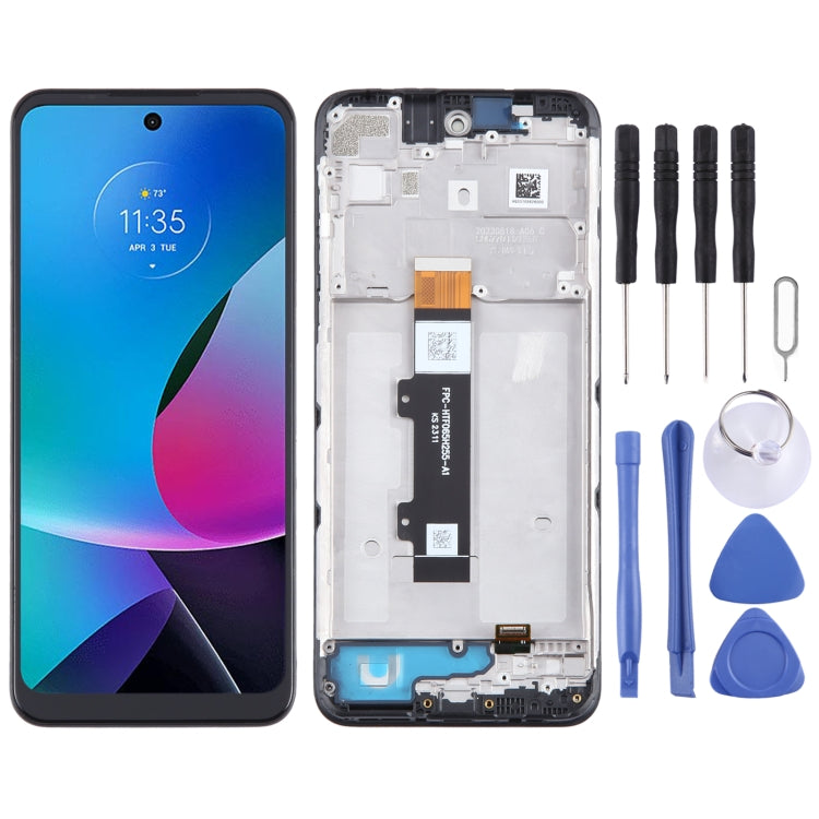 OEM LCD Screen Digitizer Full Assembly with Frame, For Motorola Moto G06, For Motorola Moto G15 Power, For Motorola Moto E15, For Motorola Moto G05, For Motorola Moto G15, For Motorola Moto G35, For Motorola Moto G55, For Motorola Moto G24             ...