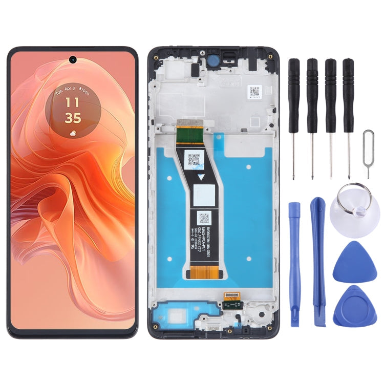 OEM LCD Screen Digitizer Full Assembly with Frame, For Motorola Moto G06, For Motorola Moto G15 Power, For Motorola Moto E15, For Motorola Moto G05, For Motorola Moto G15, For Motorola Moto G35, For Motorola Moto G55, For Motorola Moto G24             ...