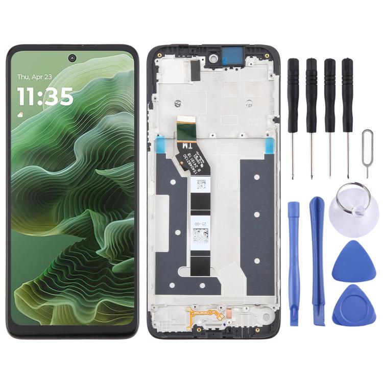 OEM LCD Screen Digitizer Full Assembly with Frame, For Motorola Moto G06, For Motorola Moto G15 Power, For Motorola Moto E15, For Motorola Moto G05, For Motorola Moto G15, For Motorola Moto G35, For Motorola Moto G55, For Motorola Moto G24             ...