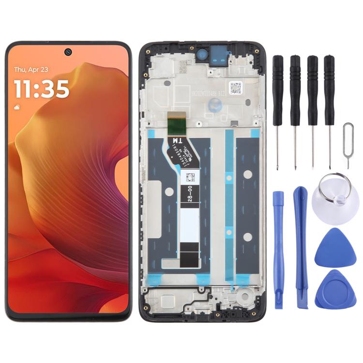 OEM LCD Screen Digitizer Full Assembly with Frame, For Motorola Moto G06, For Motorola Moto G15 Power, For Motorola Moto E15, For Motorola Moto G05, For Motorola Moto G15, For Motorola Moto G35, For Motorola Moto G55, For Motorola Moto G24             ...