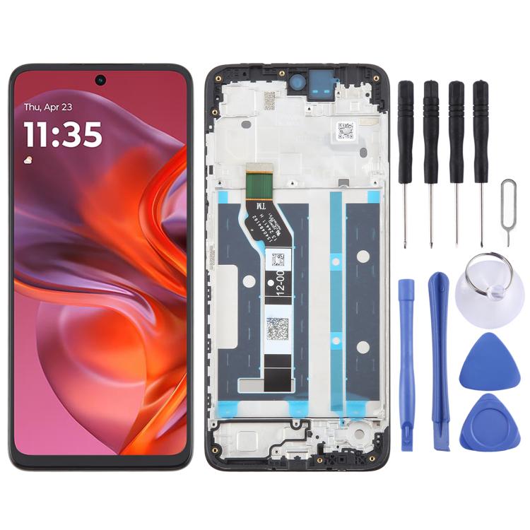 OEM LCD Screen Digitizer Full Assembly with Frame, For Motorola Moto G06, For Motorola Moto G15 Power, For Motorola Moto E15, For Motorola Moto G05, For Motorola Moto G15, For Motorola Moto G35, For Motorola Moto G55, For Motorola Moto G24             ...