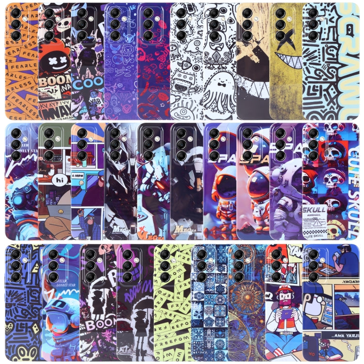 Painted Pattern Precise Hole PC Phone Case, For Samsung Galaxy A13 4G