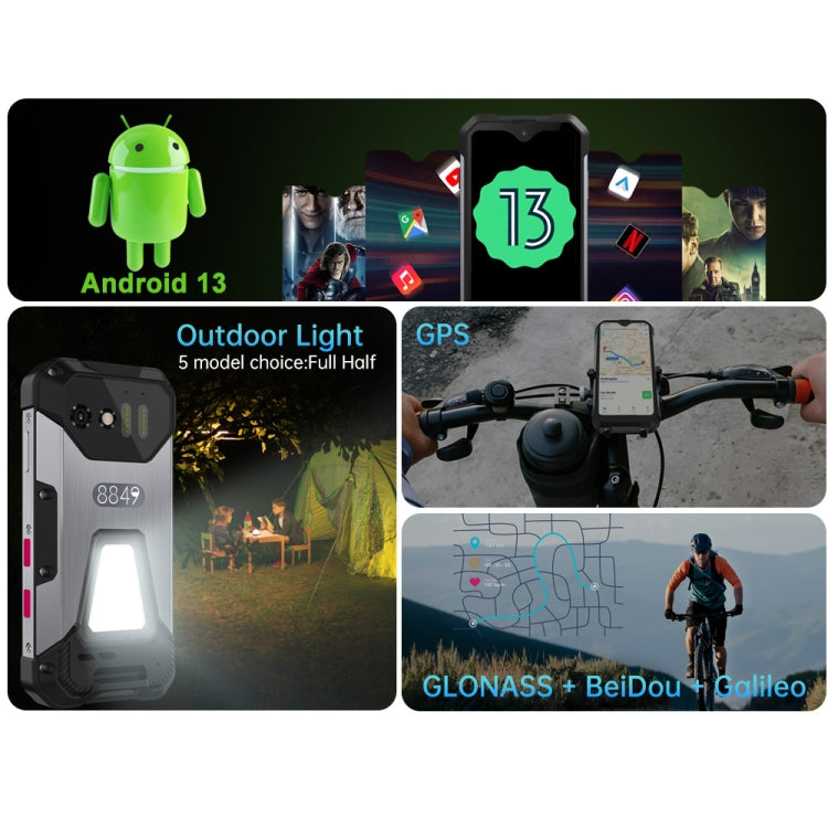 Unihertz Tank mini 1 / 8849, 100MP Camera, 4.3 inch Android 13 Helio G99 Octa Core, Network: 4G, Tank mini 1 8GB+256GB