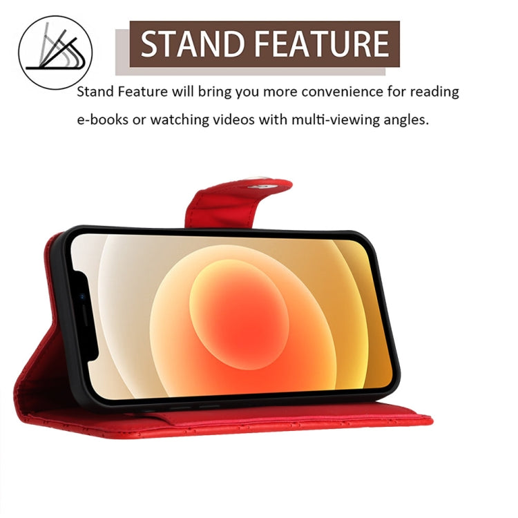 Rhombic Texture Flip Leather Phone Case with Lanyard, For iPhone 11, For iPhone 11 Pro, For iPhone XS / X, For iPhone XR