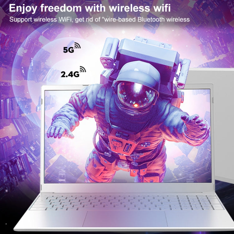 V8 15.6 inch Ultrathin Laptop, Windows 11 Intel Jasper Lake N5095 Quad Core