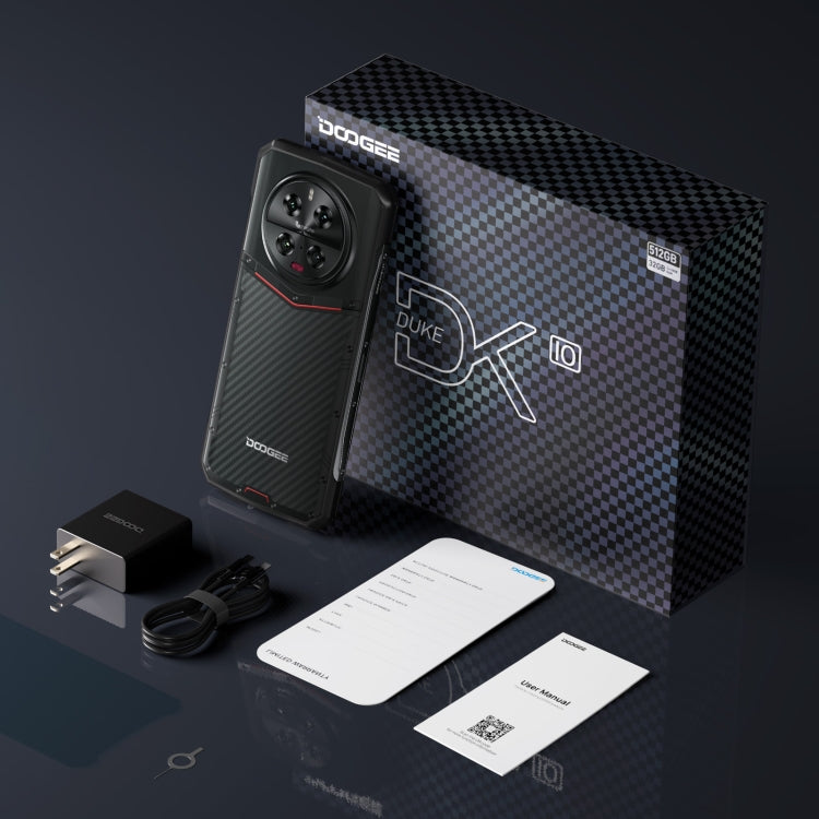 DOOGEE DK10 5G, 12GB+512GB, Quad Cameras, Side Fingerprint, 6.67 inch Android 13 Dimensity 8020 Octa Core 2.6GHz, Network: 5G, OTG, NFC, Support Google Pay(Kevlar Black)