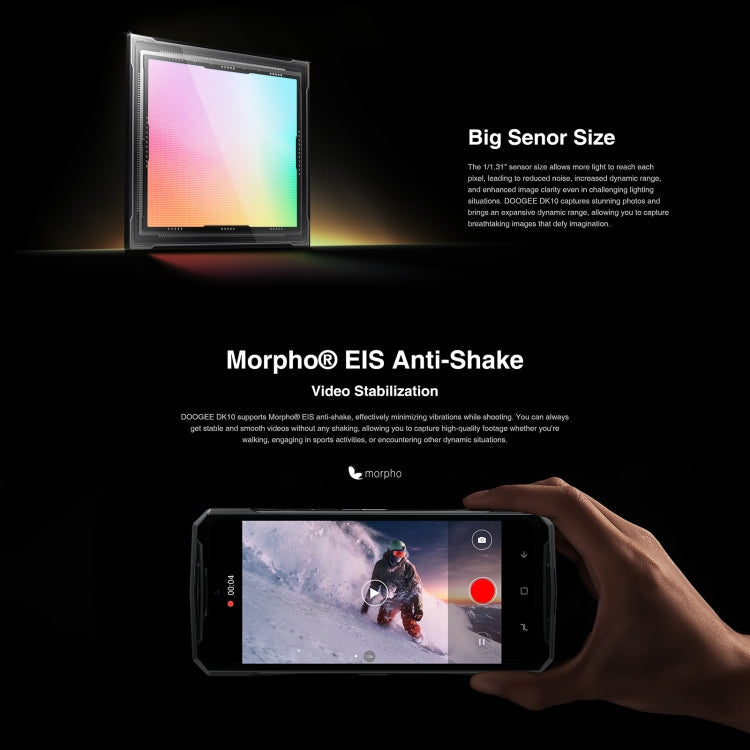 DOOGEE DK10 5G, 12GB+512GB, Quad Cameras, Side Fingerprint, 6.67 inch Android 13 Dimensity 8020 Octa Core 2.6GHz, Network: 5G, OTG, NFC, Support Google Pay(Kevlar Black)