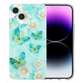 Colorful Painting Pattern TPU Phone Case, For iPhone 15 Plus, For iPhone 15, For iPhone 14 Plus