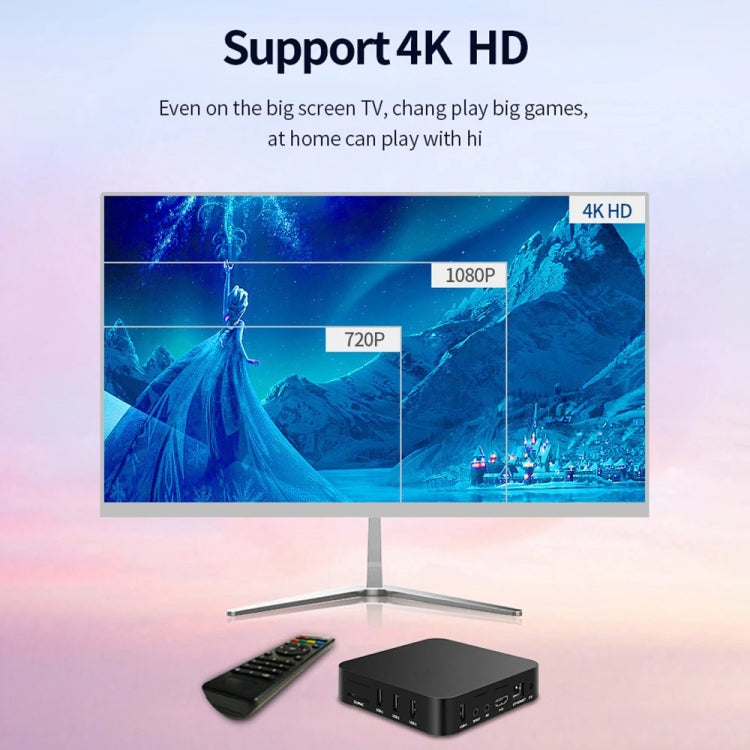 MXQ Pro RK3228A Quad-Core CPU 4K HD Network Set-Top Box, RAM:2GB+16GB(UK Plug)