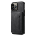 Denior D13 Retro Texture Leather MagSafe Card Bag Phone Case, For iPhone 13 Pro Max, For iPhone 13 Pro, For iPhone 12, For iPhone 12 Pro Max, For iPhone 12 Pro