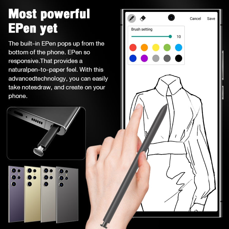 S24 Ultra / L26A, 6.75 inch Screen, Android 8.1 MTK6753 Octa Core, Network: 4G, Dual SIM, 3GB+64GB