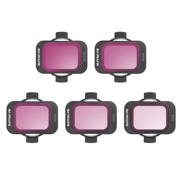 For DJI Avata 2 Sunnylife Camera Lens Filter, MCUV, ND8, ND16, ND32, ND64, ND128, 4 in 1 ND8/16/32/64, 5 in 1 ND8/16/32/64/128, 4 in 1 MCUV ND8/16/32, 6 in 1 MCUV ND8/16/32/64/128