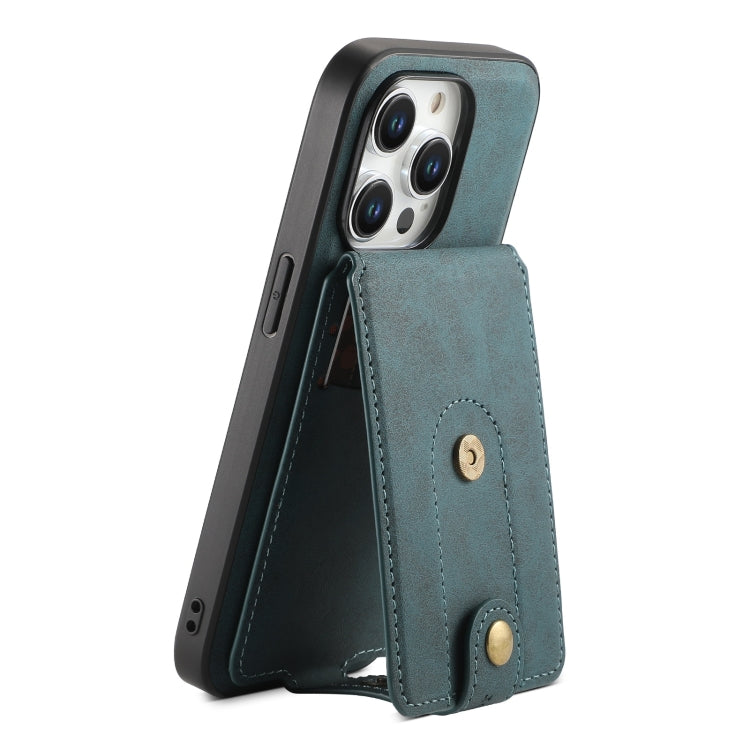 Denior D14 NK Retro Pattern MagSafe Magnetic Card Holder Leather Phone Case, For iPhone 15 Pro Max, For iPhone 15 Pro, For iPhone 15 Plus, For iPhone 15, For iPhone 14 Plus, For iPhone 14/13, For iPhone 14 Pro, For iPhone 14 Pro Max