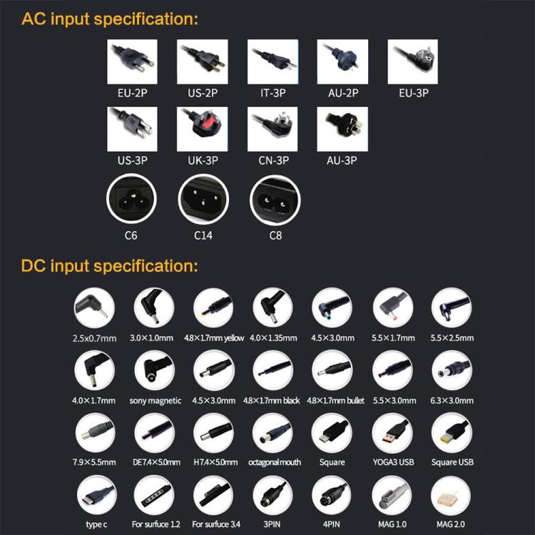 180W 19.5V 9.23A Laptop Notebook Power Adapter For Acer 5.5 x 1.7mm, EU Plug, US Plug, UK Plug, AU Plug