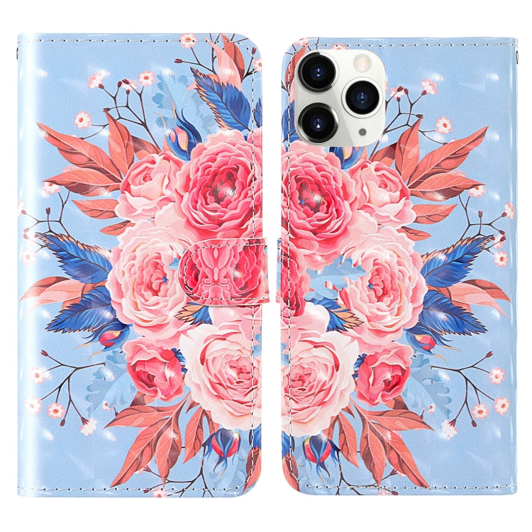 3D Painting Colored Drawing Pattern Horizontal Flip TPU + PU Leather Case with Holder & Card Slots & Wallet & Lanyard, For iPhone 12 mini, For iPhone 12 / 12 Pro, For iPhone 12 Pro Max
