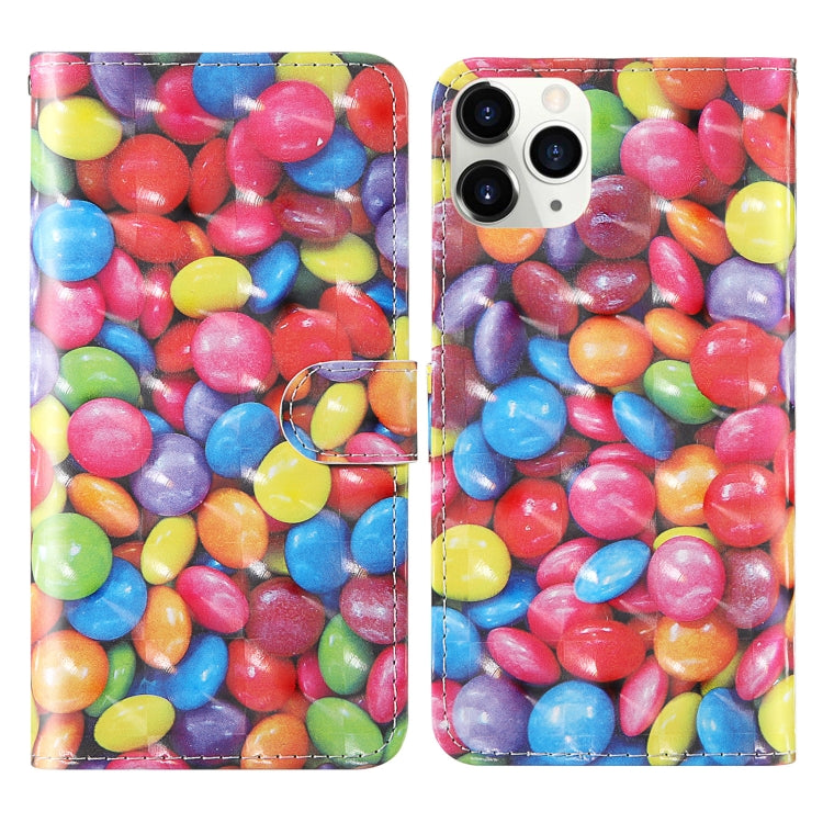 3D Painting Colored Drawing Pattern Horizontal Flip TPU + PU Leather Case with Holder & Card Slots & Wallet & Lanyard, For iPhone 12 mini, For iPhone 12 / 12 Pro, For iPhone 12 Pro Max