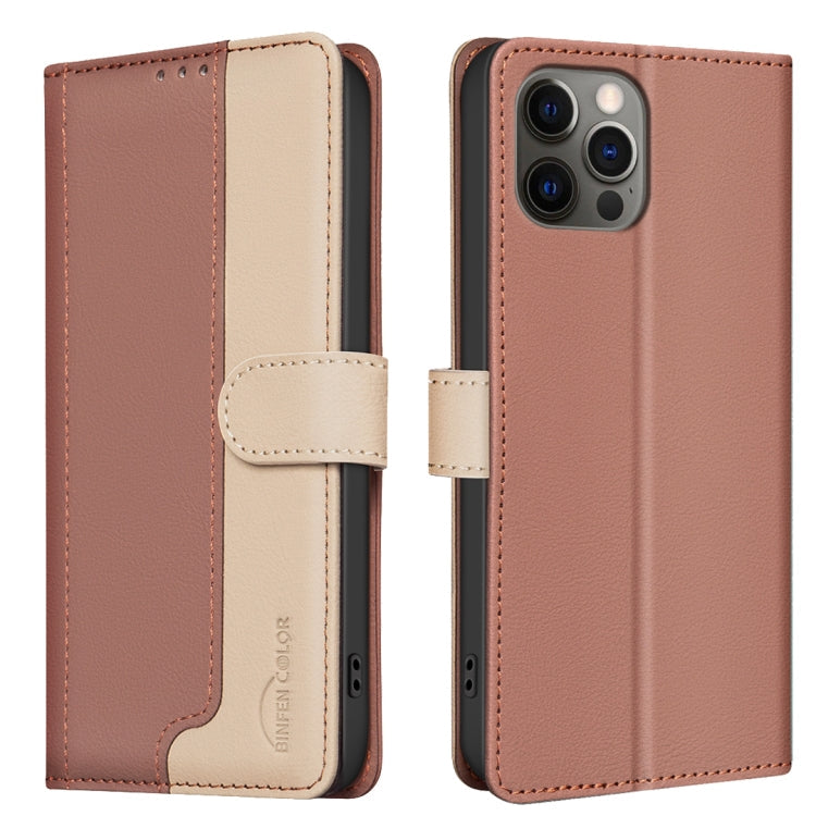 Color Matching RFID Anti-theft Leather Phone Case, For iPhone SE 2022 / SE 2020 / 8 / 7, For iPhone 13 Pro Max, For iPhone 13 Pro, For iPhone 12 Pro / 12
