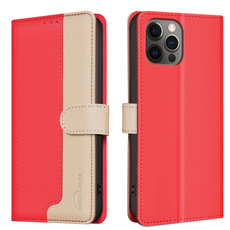 Color Matching RFID Anti-theft Leather Phone Case, For iPhone SE 2022 / SE 2020 / 8 / 7, For iPhone 13 Pro Max, For iPhone 13 Pro, For iPhone 12 Pro / 12