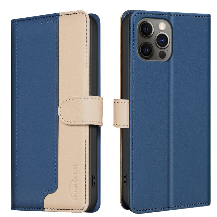 Color Matching RFID Anti-theft Leather Phone Case, For iPhone SE 2022 / SE 2020 / 8 / 7, For iPhone 13 Pro Max, For iPhone 13 Pro, For iPhone 12 Pro / 12